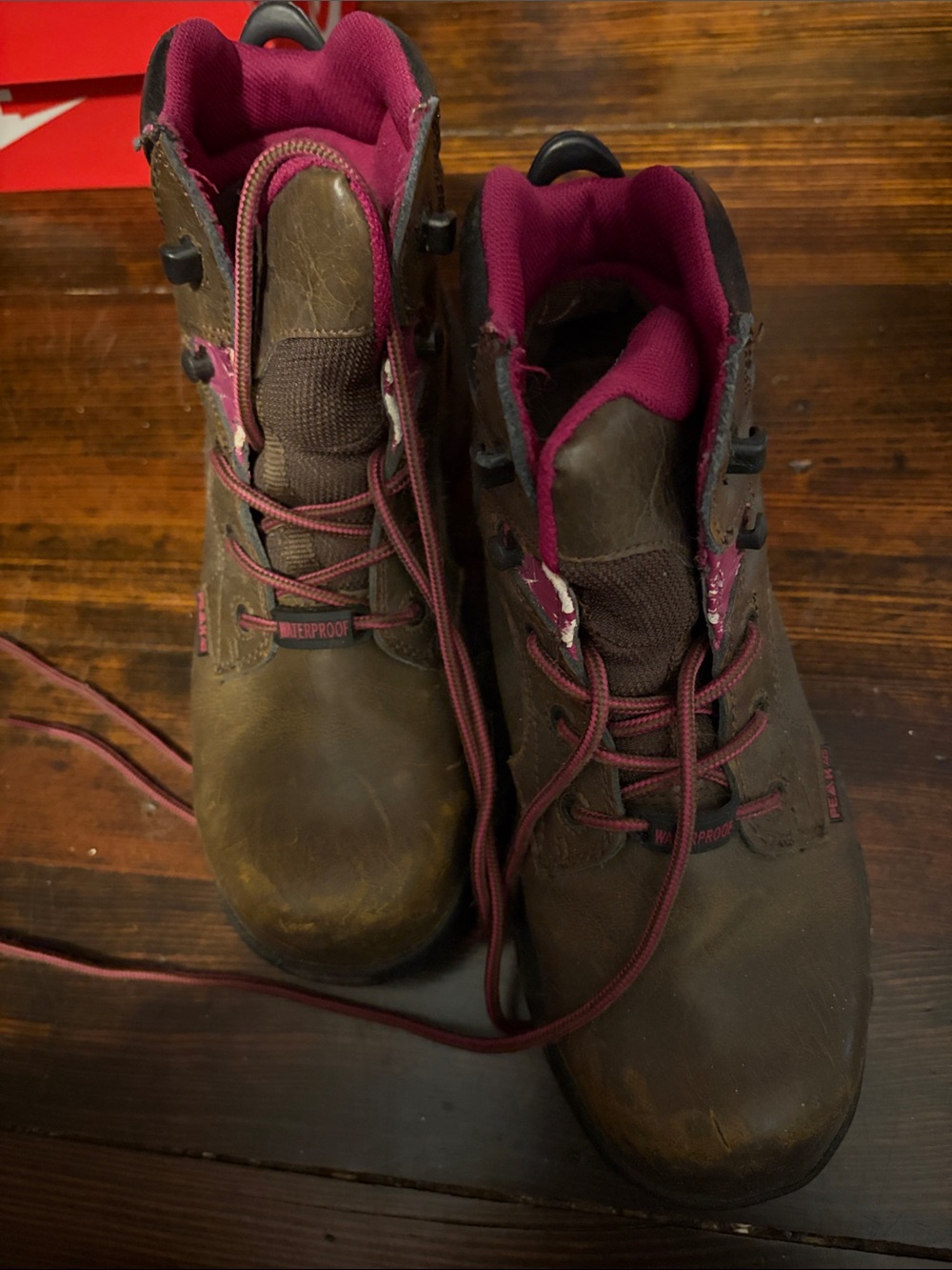 Wolverine Black Work Boot Soles with Red Logo